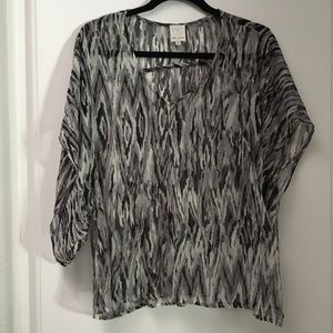 Ella Moss sheer top / like new